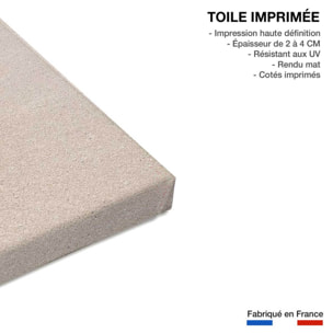 Tableau rivage rose Toile imprimée