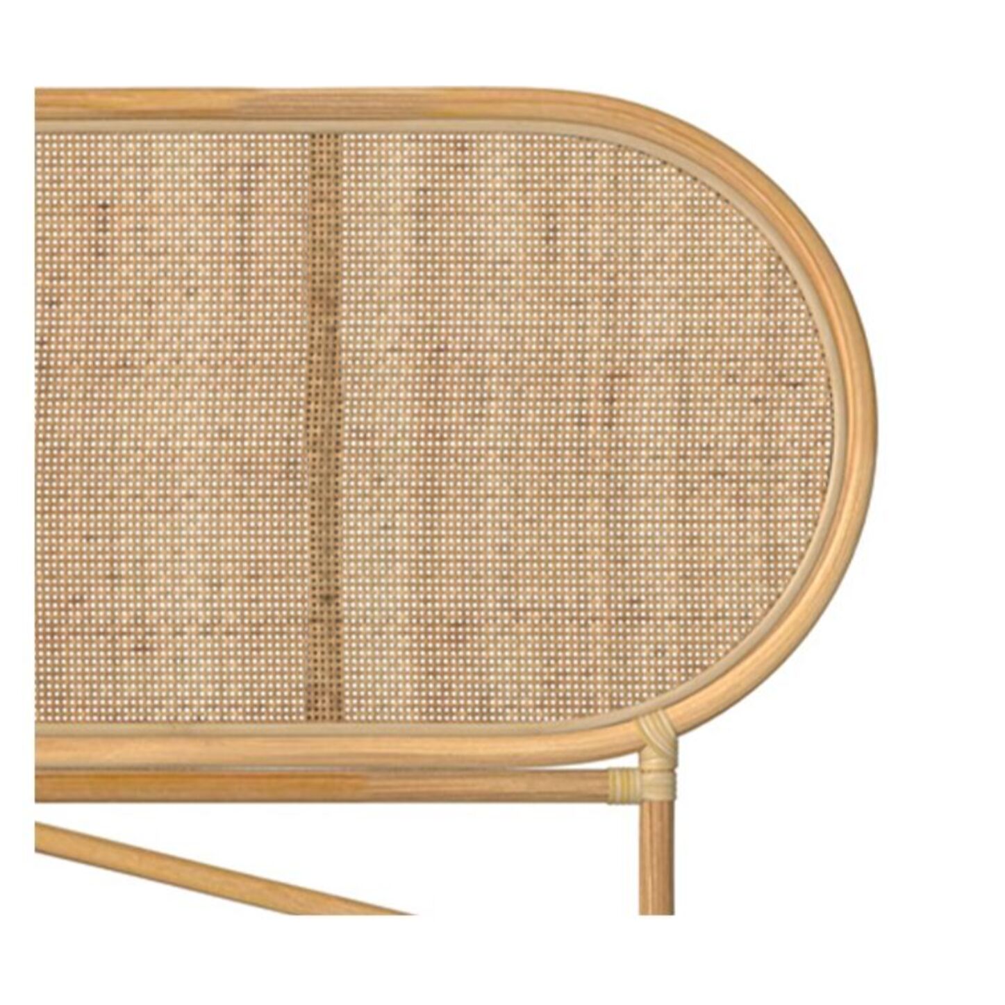 Tête de lit en rotin naturel 140 cm - Navahino