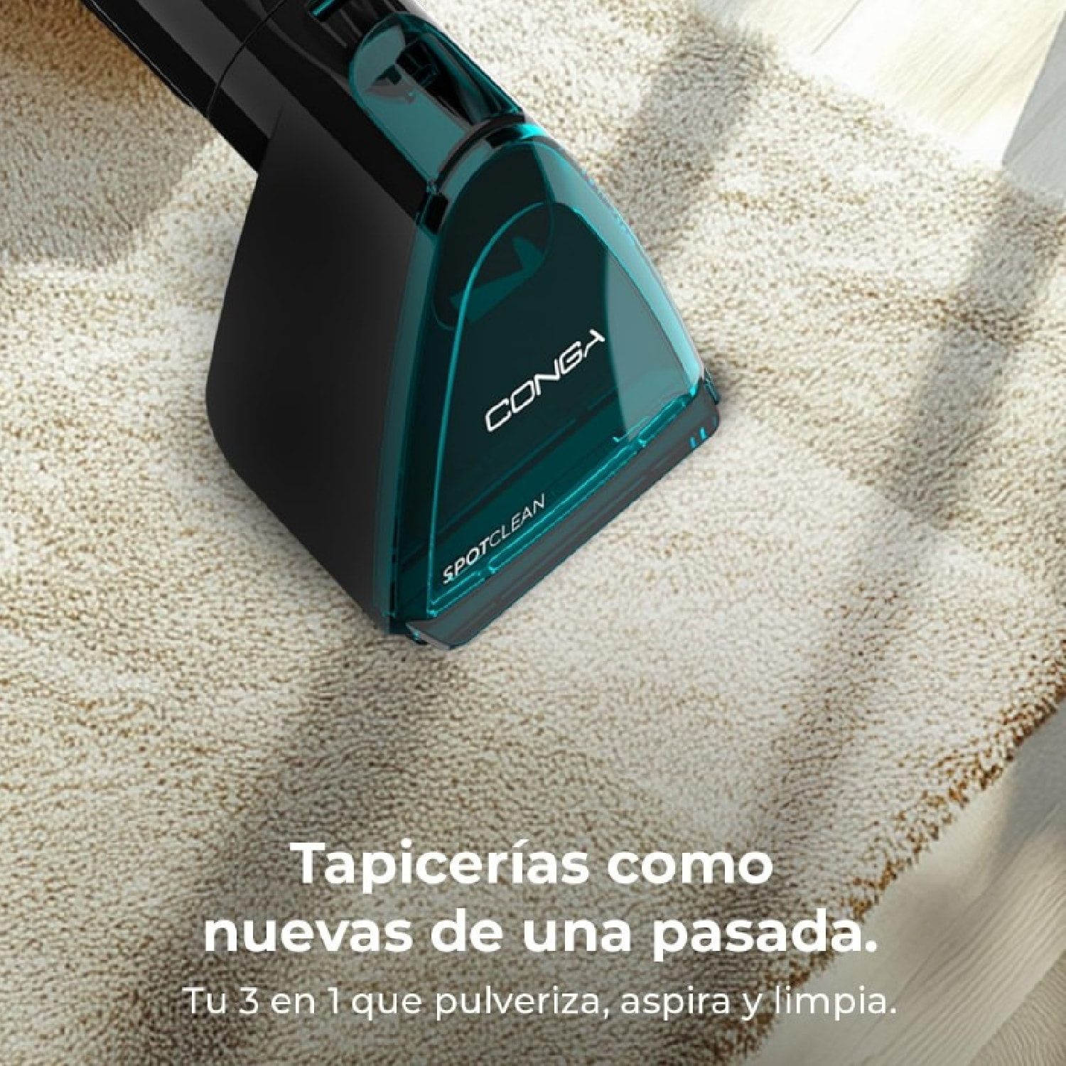 Cecotec Limpiatapicerías cable Conga 7000 Carpet&Spot Clean Steam XXL
