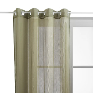 Voilage Zina 140x240cm vert kaki