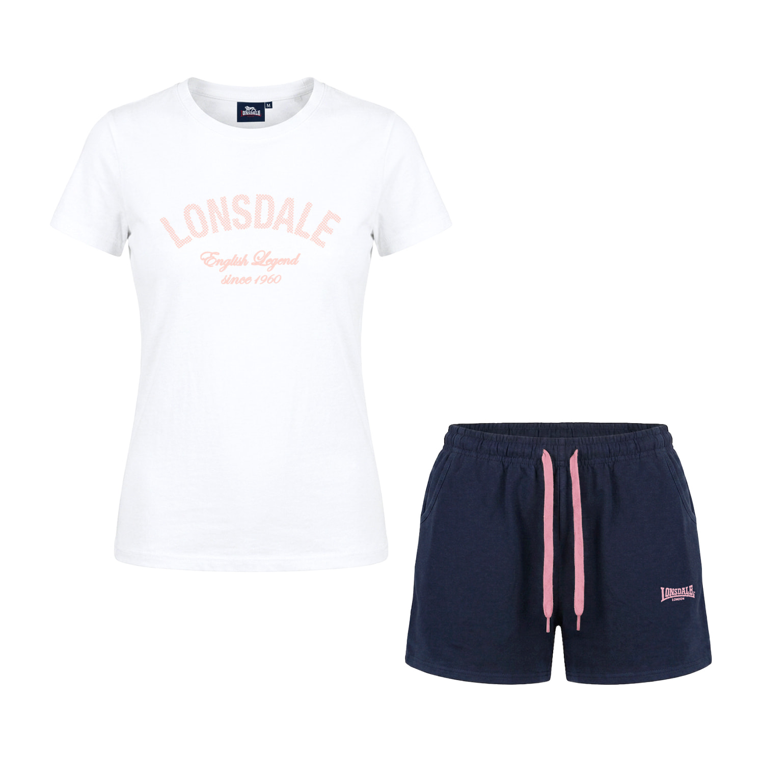 Completo Set Donna LONSDALE Cotone Corto