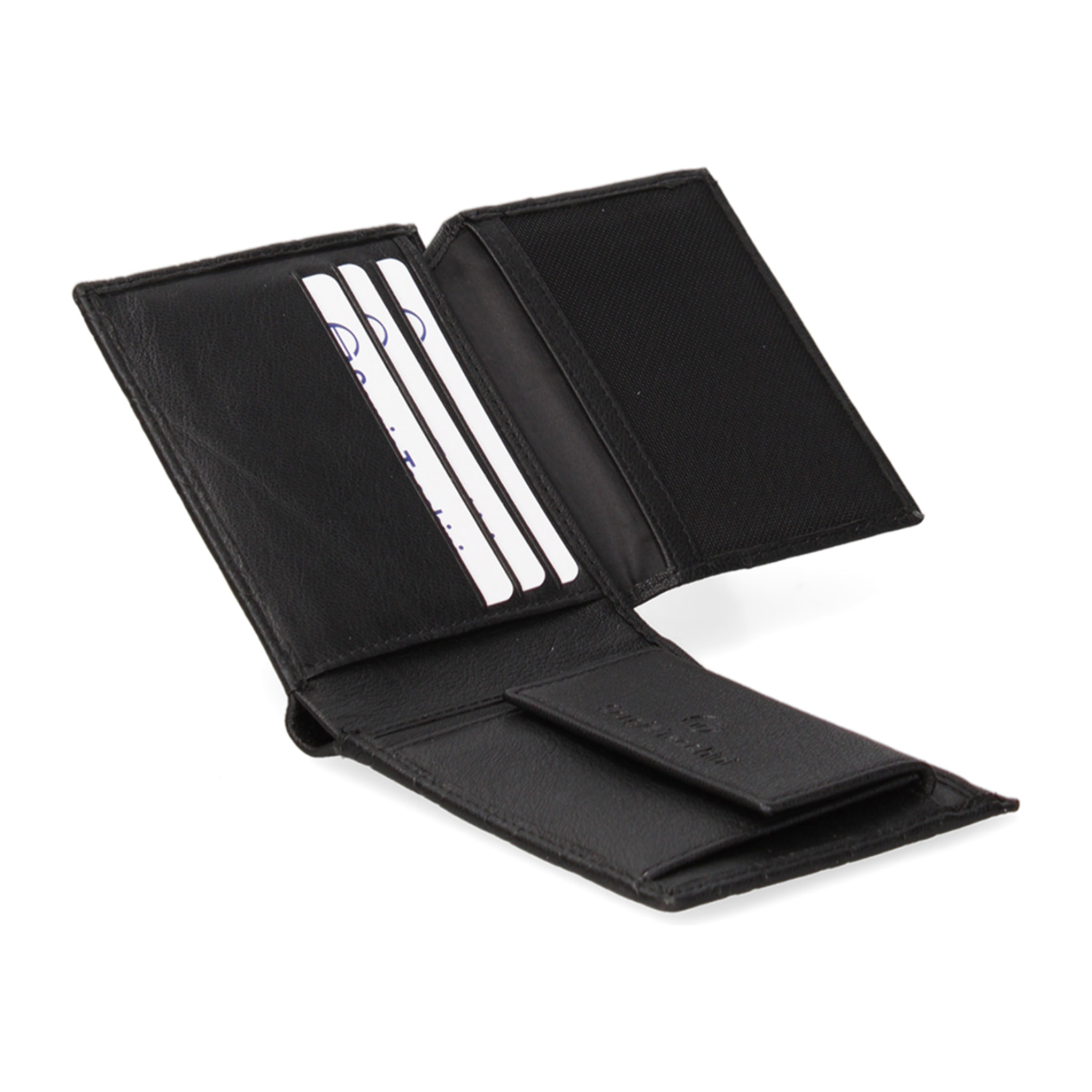 Portafoglio  da uomo In Vera pelle Made in Italy 11x9x2 cm