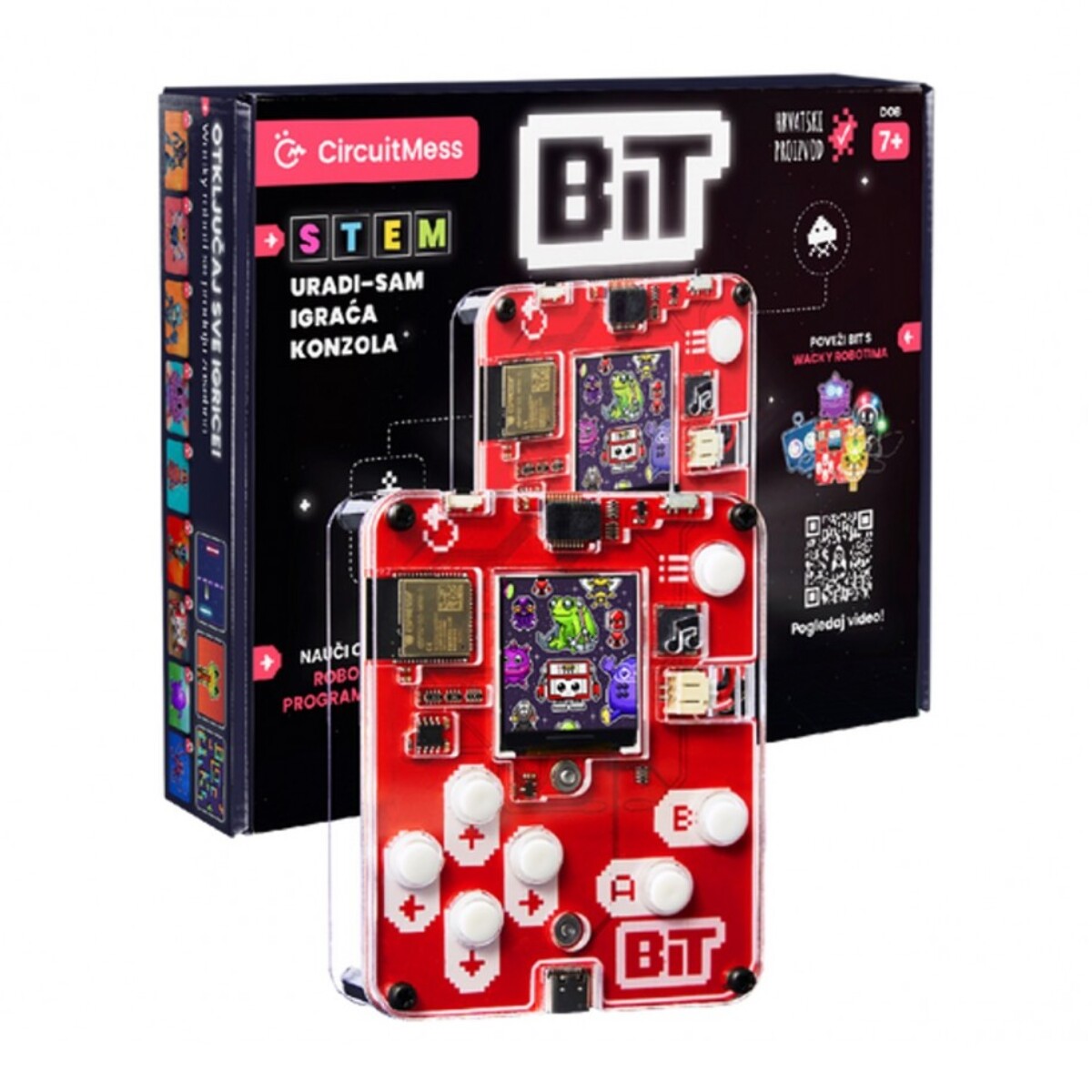 CIRCUIT MESS, CONSOLA DE JUEGOS PARA MONTAR BIT