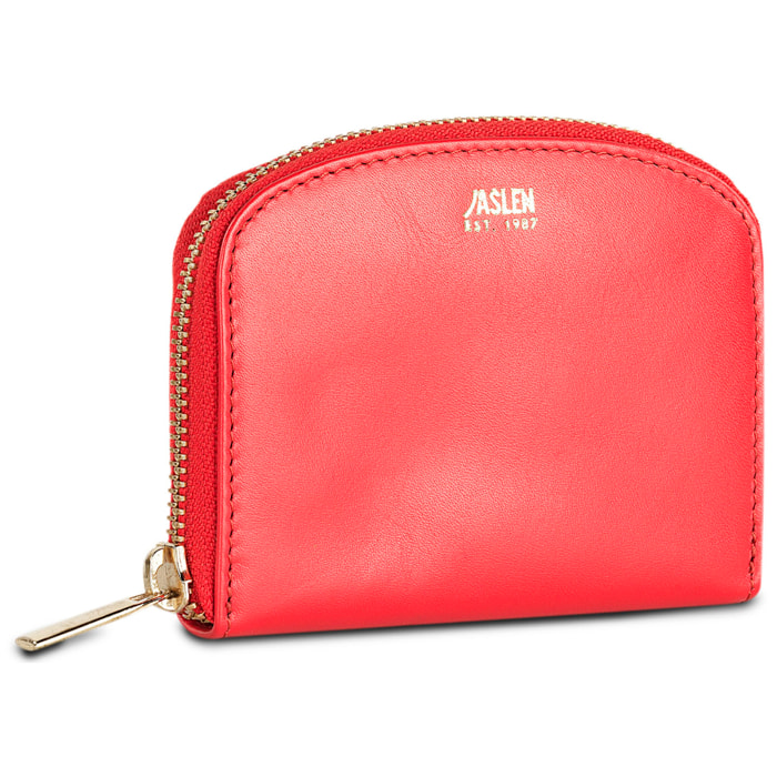 Monedero Piel Mujer Jaslen Georgia Rojo