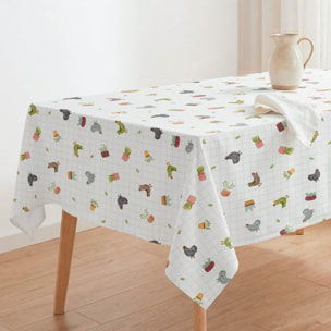 Nappe anti-taches FARM MULTICOLORE - enduite