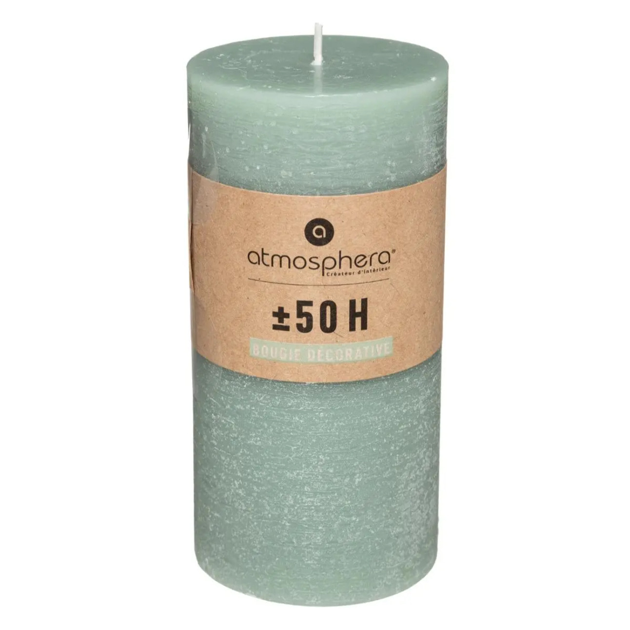 Bougie rustique - vert eucalyptus - 445g