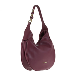 Borsa a spalla da donna Made in Italy - Modello Celeste Lux - 100% pelle - 33.0 x 25.5 x 12.0 cm