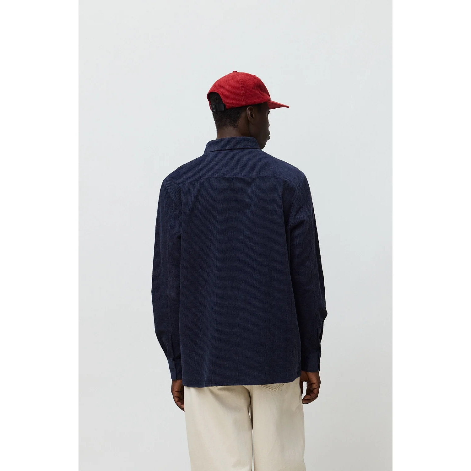 SOBRECAMISA WAFFLE INDIGO BLUE
