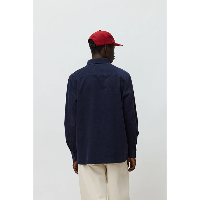 SOBRECAMISA WAFFLE INDIGO BLUE