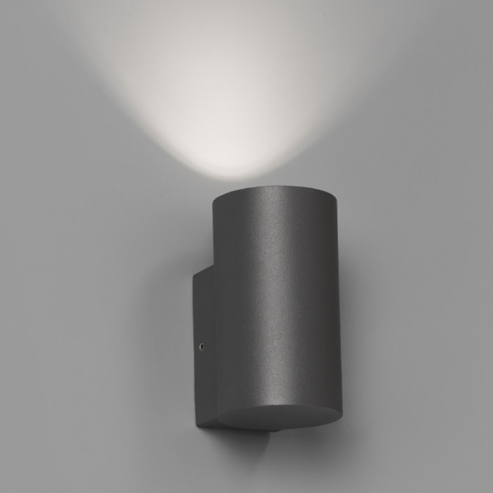 THON 1L Lampada da parete grigio