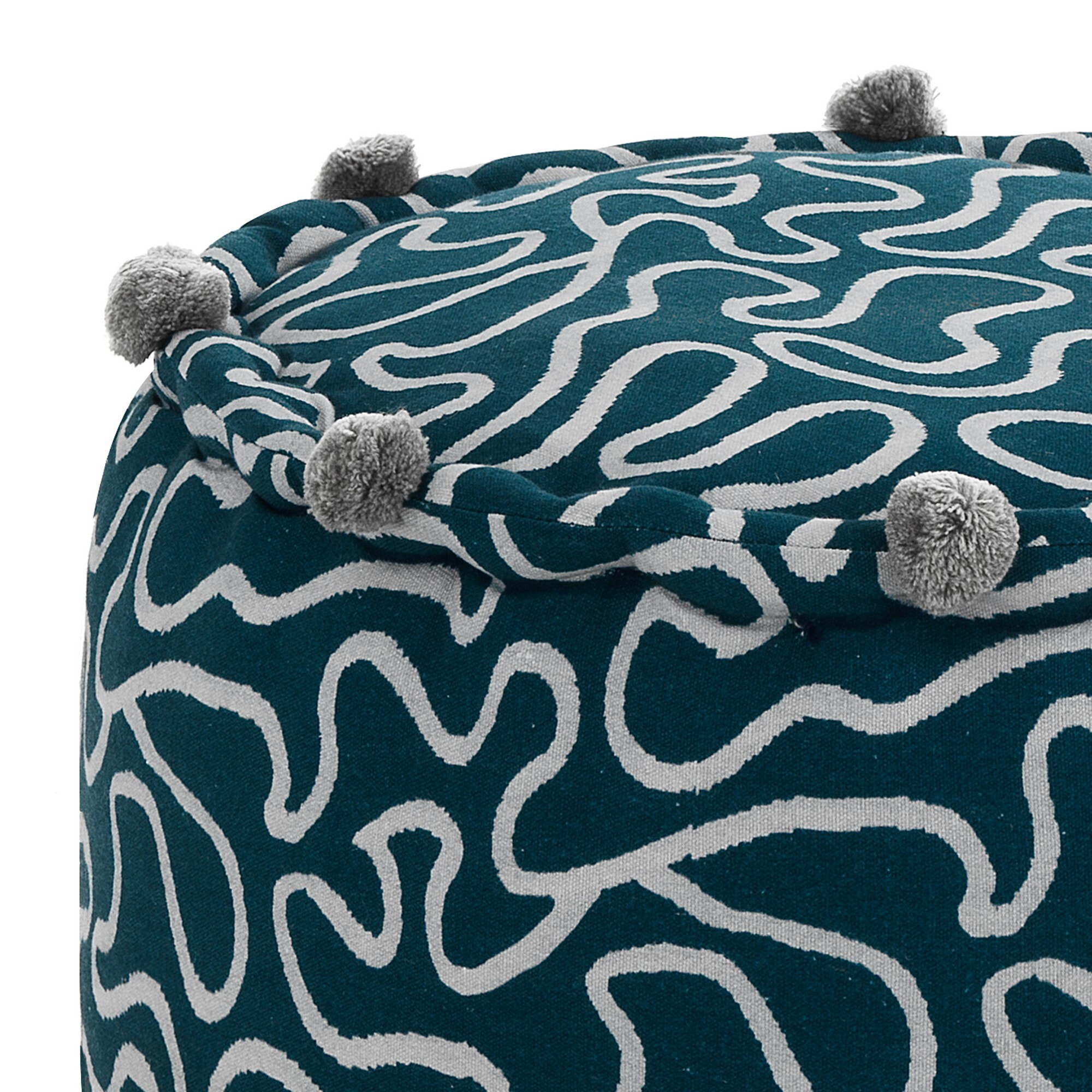 ORESTELUCHETTA Pouf rotondo OCEAN