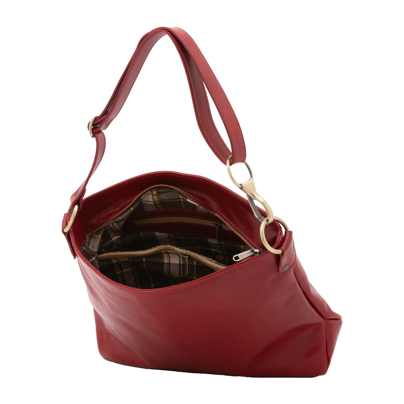 Borsa a spalla da donna - Modello False - 100% pelle - 38.0 x 29.0 x 11.0 cm