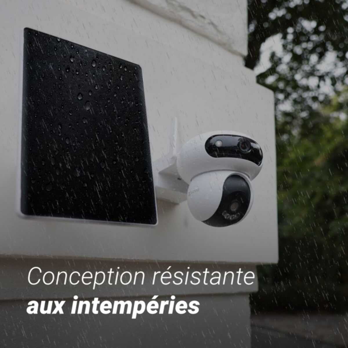 Caméra de surveillance EZVIZ HB90 2k+ + 8W panneau solaire