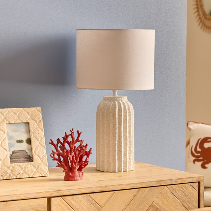 Lampe à poser Fernan blanc H50cm