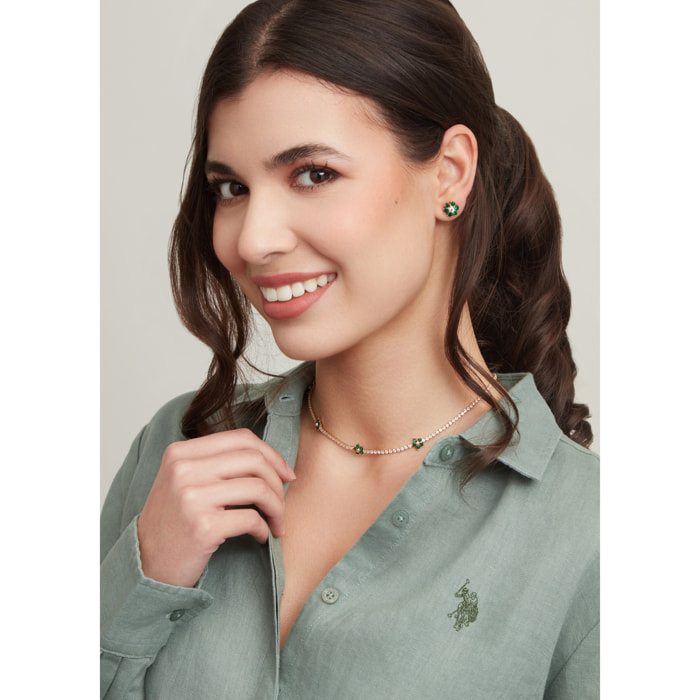 Collana U.S. Polo Assn. In metallo placcato oro
