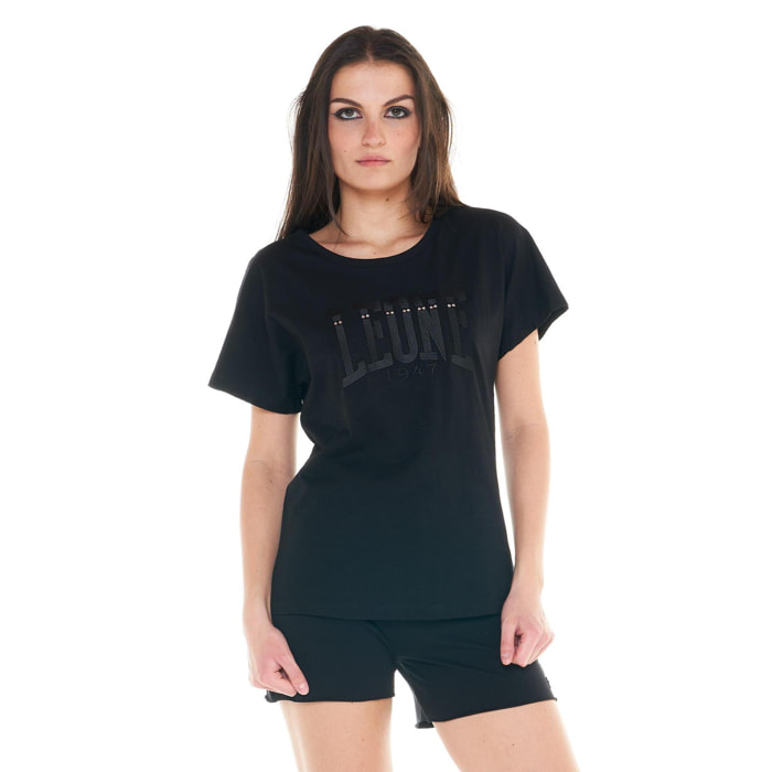 T-Shirt big logo da donna Cristal Shine