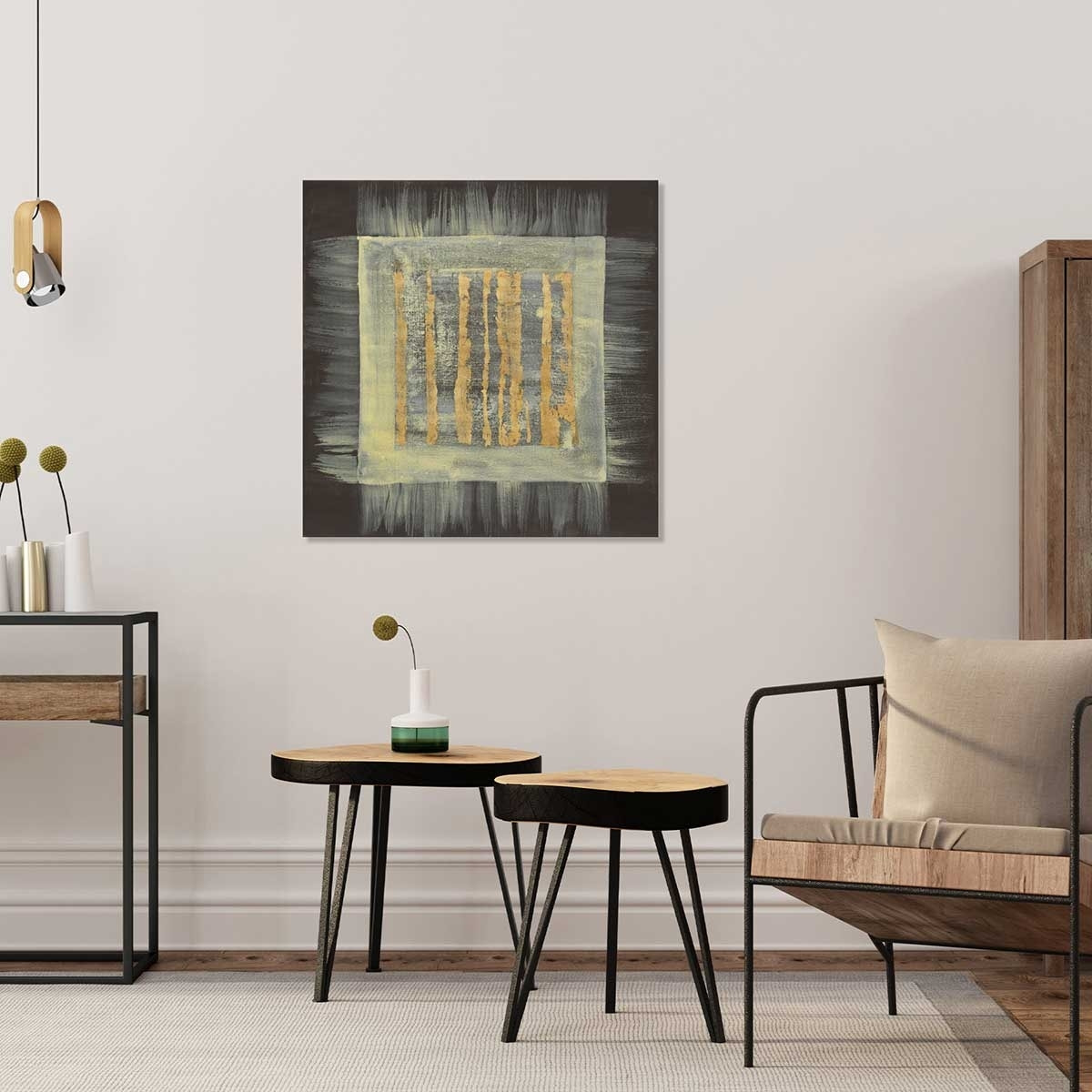 Tableau Carré magique doré Tableau plexiglas