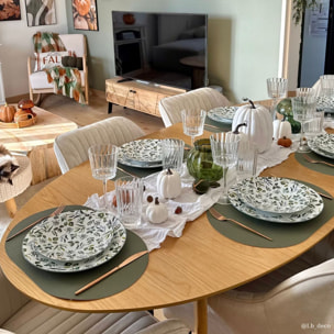 Syracuse - Set di stoviglie da 18 pezzi