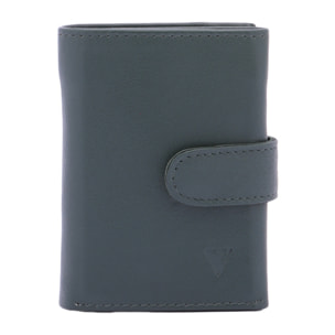 Portafoglio  da uomo In Vera pelle Made in Italy 7,5x10x2,5 cm