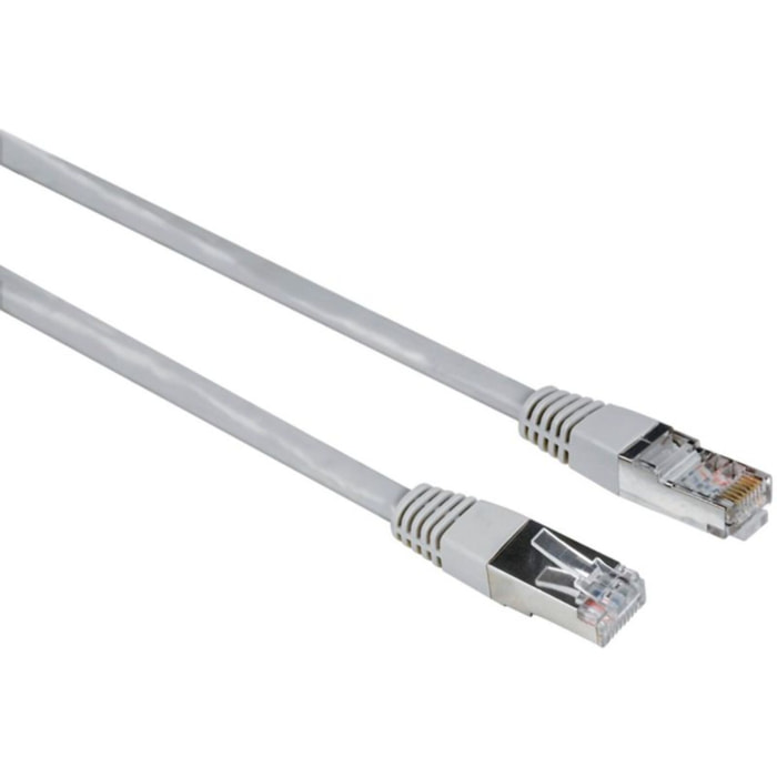 Câble Ethernet HAMA RJ45 20M Droit CAT5e Gris