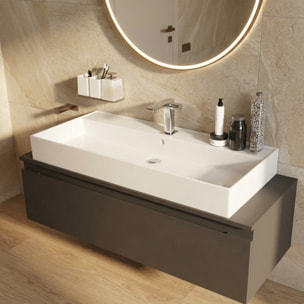 Lavabo à suspendre et à poser SAT Infinitio - 100,4x46,5 cm (SATINF10046)