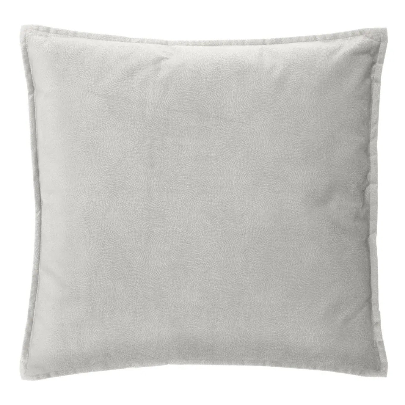 Coussin "LILOU" coton blanc ivoire 55x55cm