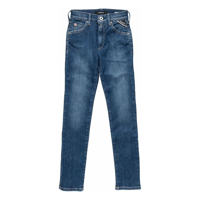 Jeans Nellie - skinny fit - cotone - blu denim