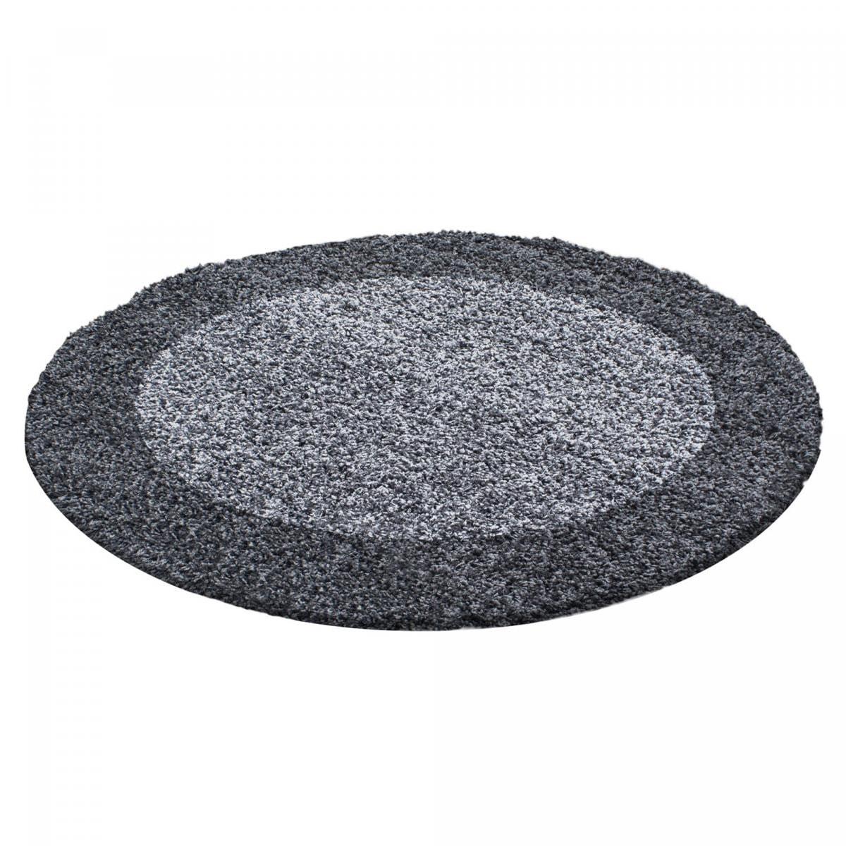 Tapis poils longs shaggy tissé motif simple NIVA