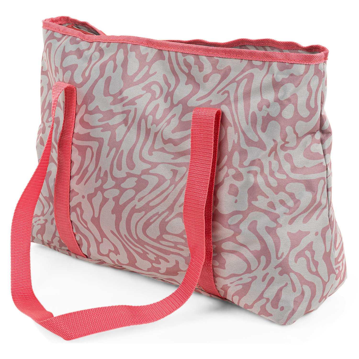 Bolso Shopper-Tote Itaca Solite Beige-Coral