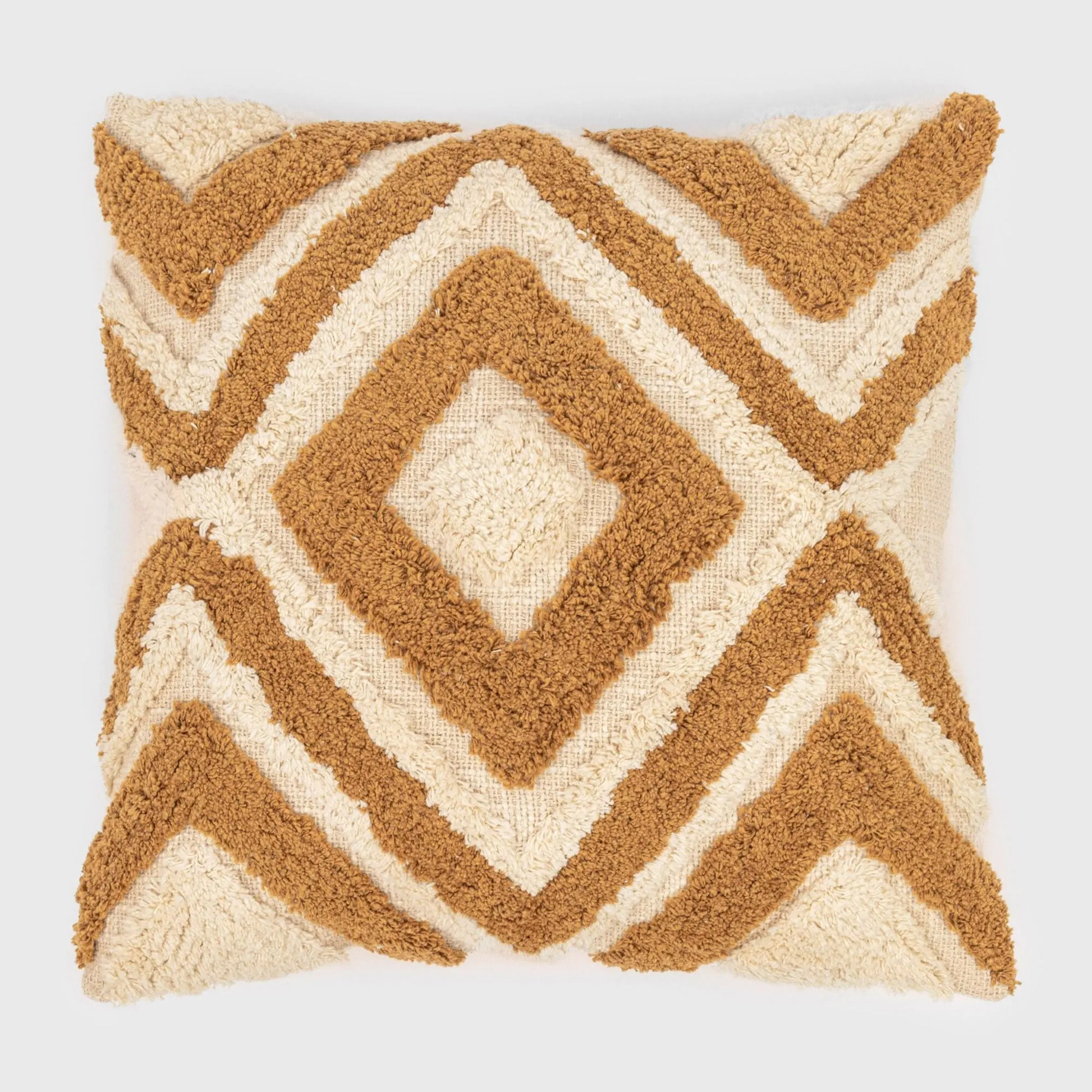 Cojín cuadrante algodón Basel 45x45 - funda + relleno