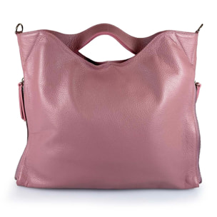 Borse Donna colore Rosa-in pelle Made in Italy 39 X 31 X 5cm