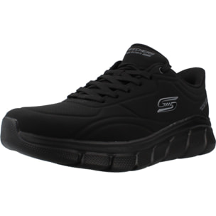 Sneakers De  Hombre Bobs B Flex - Smooth Edge Negro
