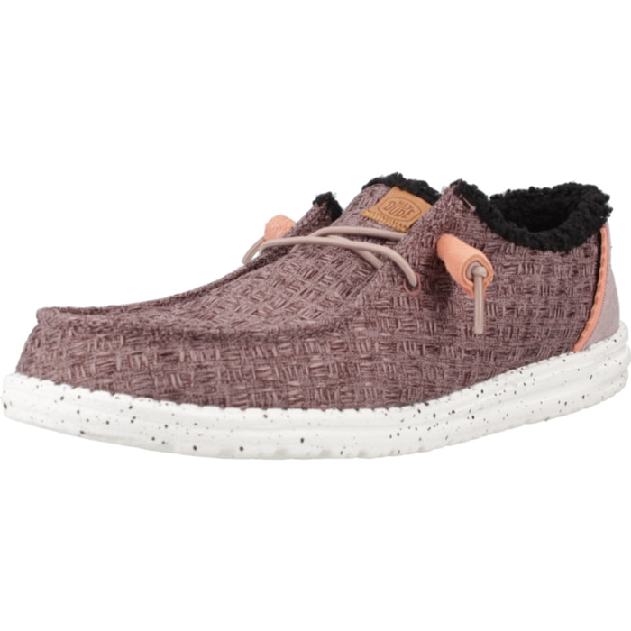 Zapatos Casual Mujer de la marca HEY DUDE  modelo WENDY WARMTH Bordeaux