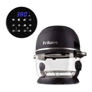 Fritaire - Glass Bowl Air Fryer - Black