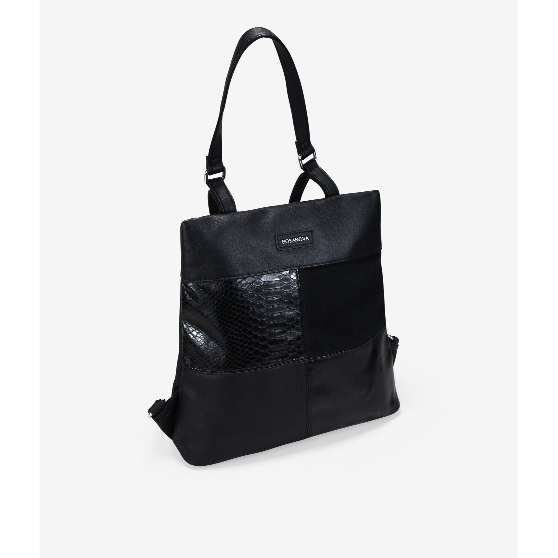 Mochila antirrobo negra con cremallera