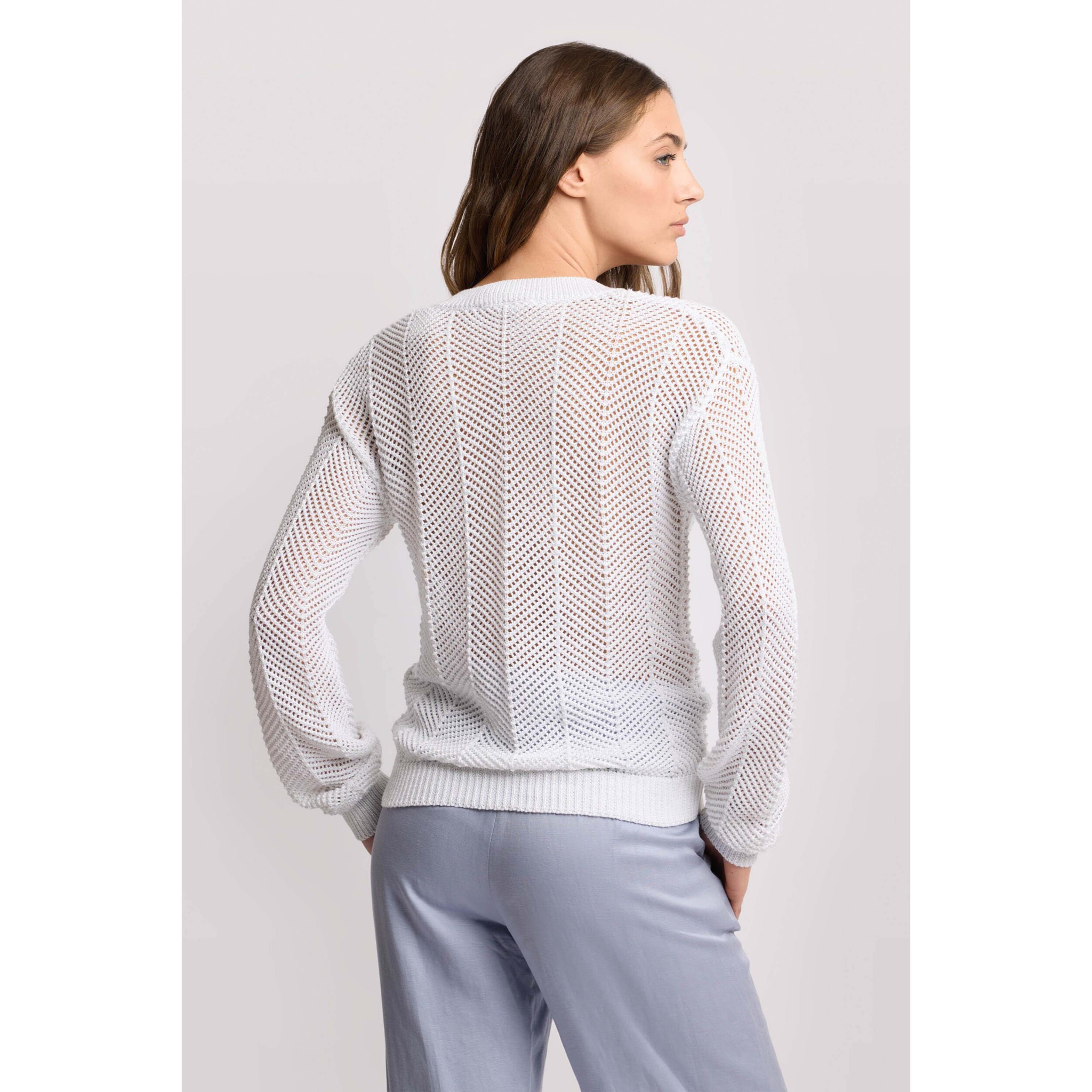 Kocca - Maglia con motivi geometrici Donna, Tinta unita, Scollo a V