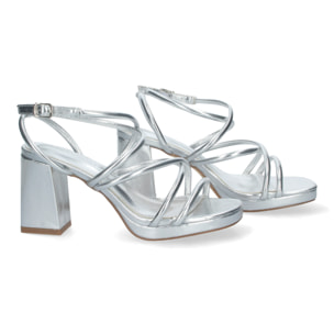 Sandalias de Mujer de fiesta, con tiras entrecruzadas