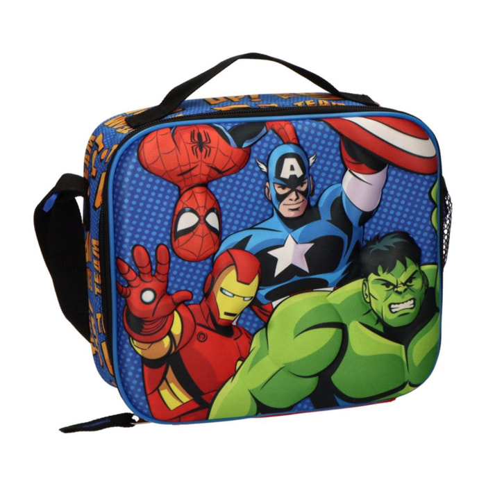 Bolsa Isotérmica 3D Avengers - Color Rojo