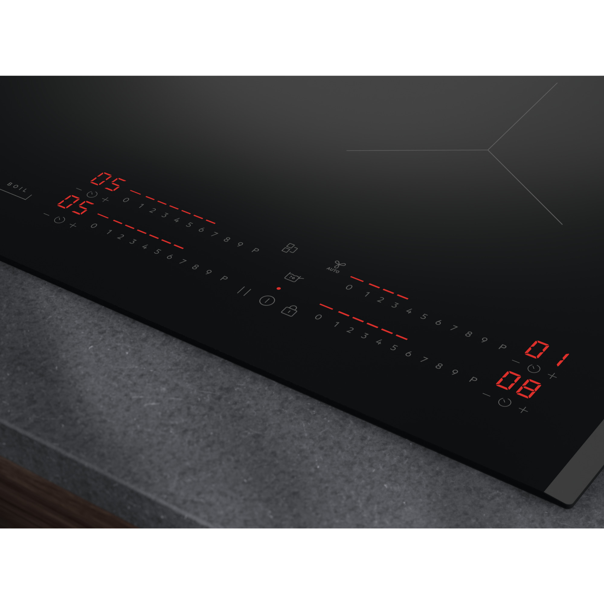 AEG Placa de inducción Serie 7000 Sense de 80 cm V84IIB10FB