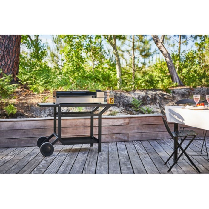 Desserte plancha FORGE ADOUR Acier Noir TRA N