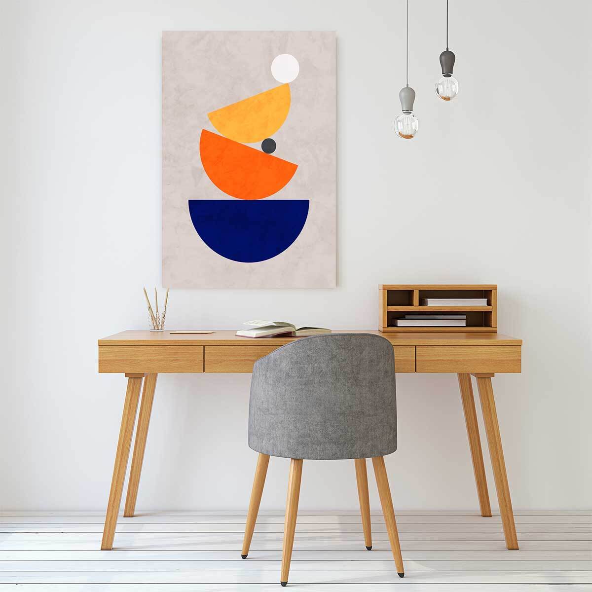 Tableau bleu de chine  Tableau alu Dibond