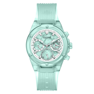 Reloj Guess GW0438L1 Mujer Analogico Cuarzo con Correa de Silicona