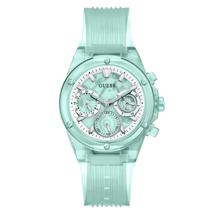 Reloj Guess GW0438L1 Mujer Analogico Cuarzo con Correa de Silicona