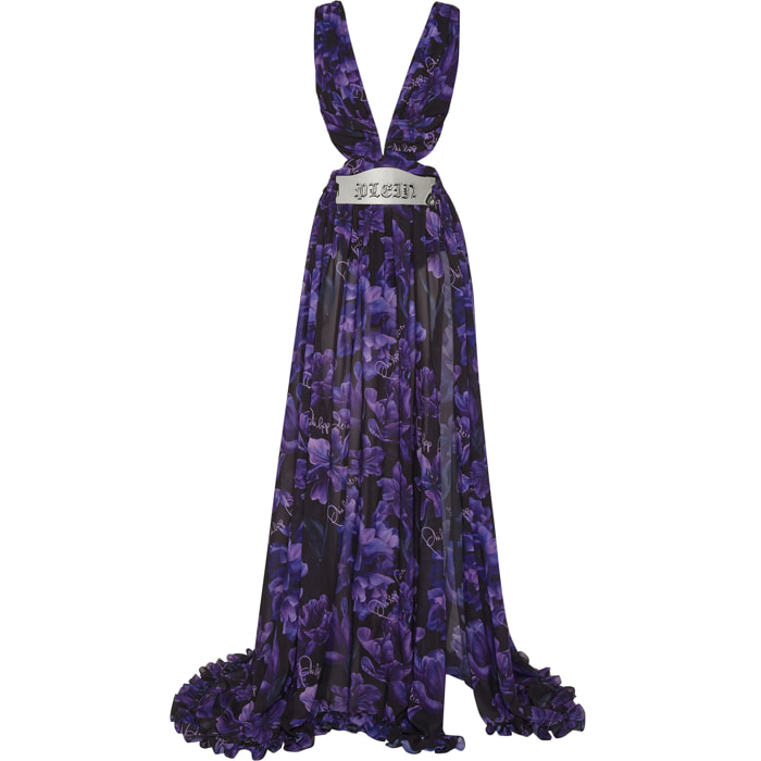 PHILIPP PLEIN Evening Dress FLOWERS