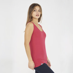 Canotta palestra da donna RAITA amarena