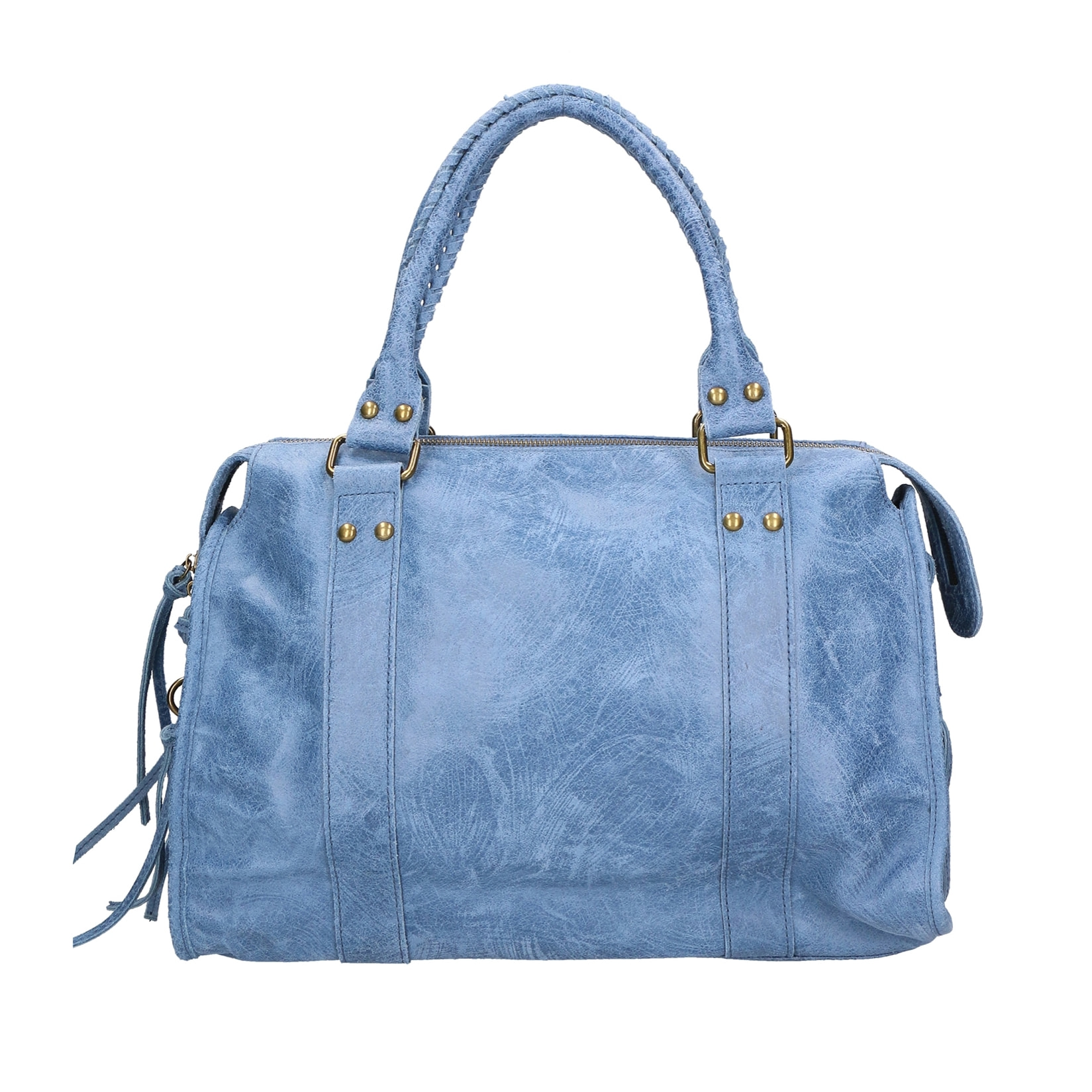 Borsa a spalla da donna - Modello Elara - Vera pelle - 41.0 x 28.0 x 13.0 cm