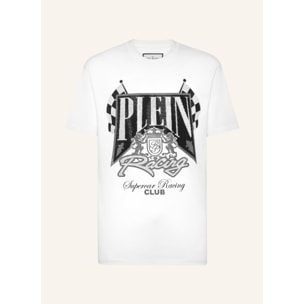 PHILIPP PLEIN Camiseta de cuello redondo y manga corta RACING