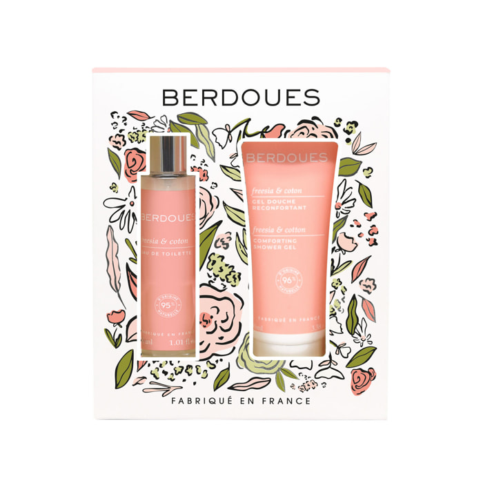 Freesia & Coton - Coffret Eau de Toilette 30 ml + Gel Douche 100 ml