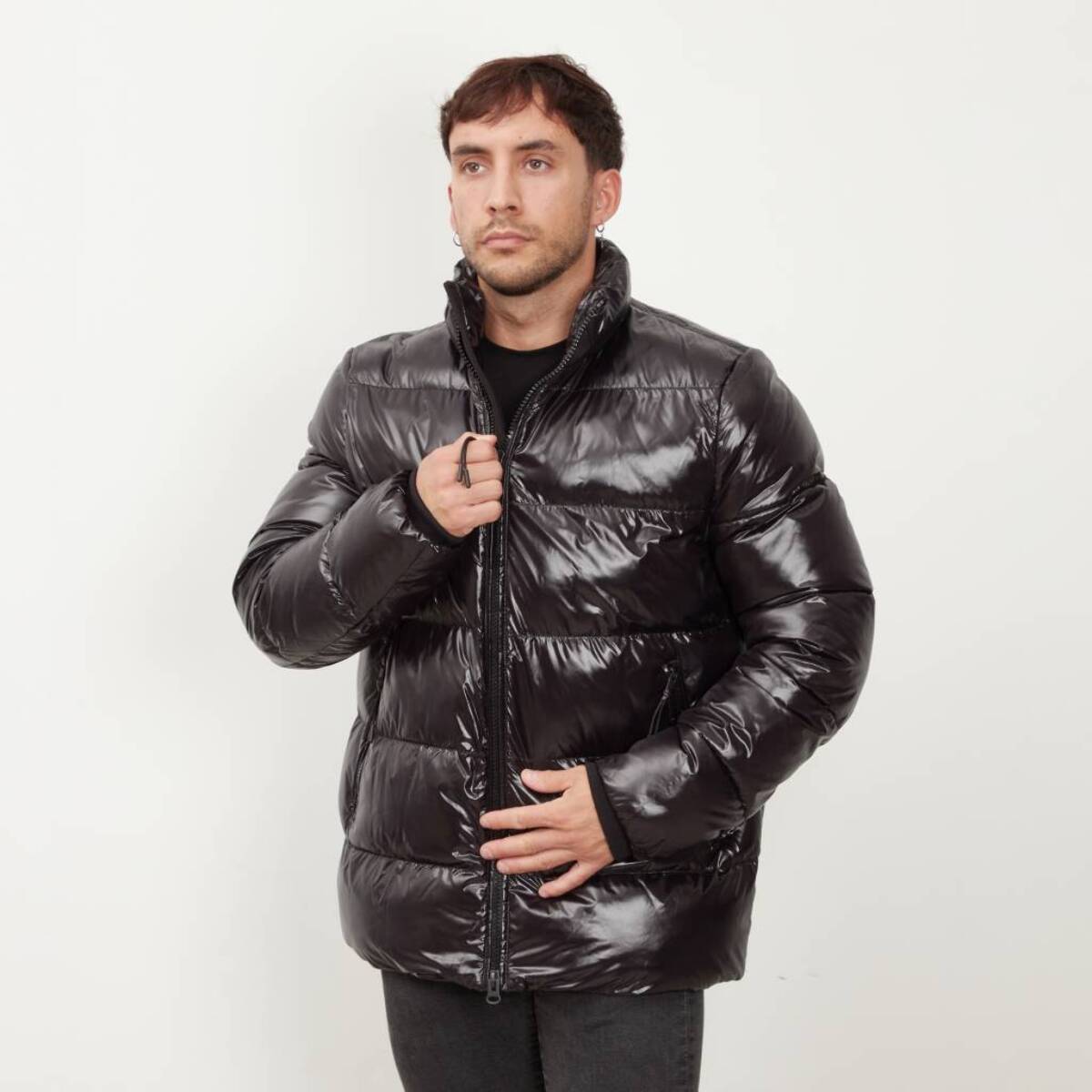 Abrigos Hombre de la marca GEOX  modelo M SILE BOMBER NEGRO