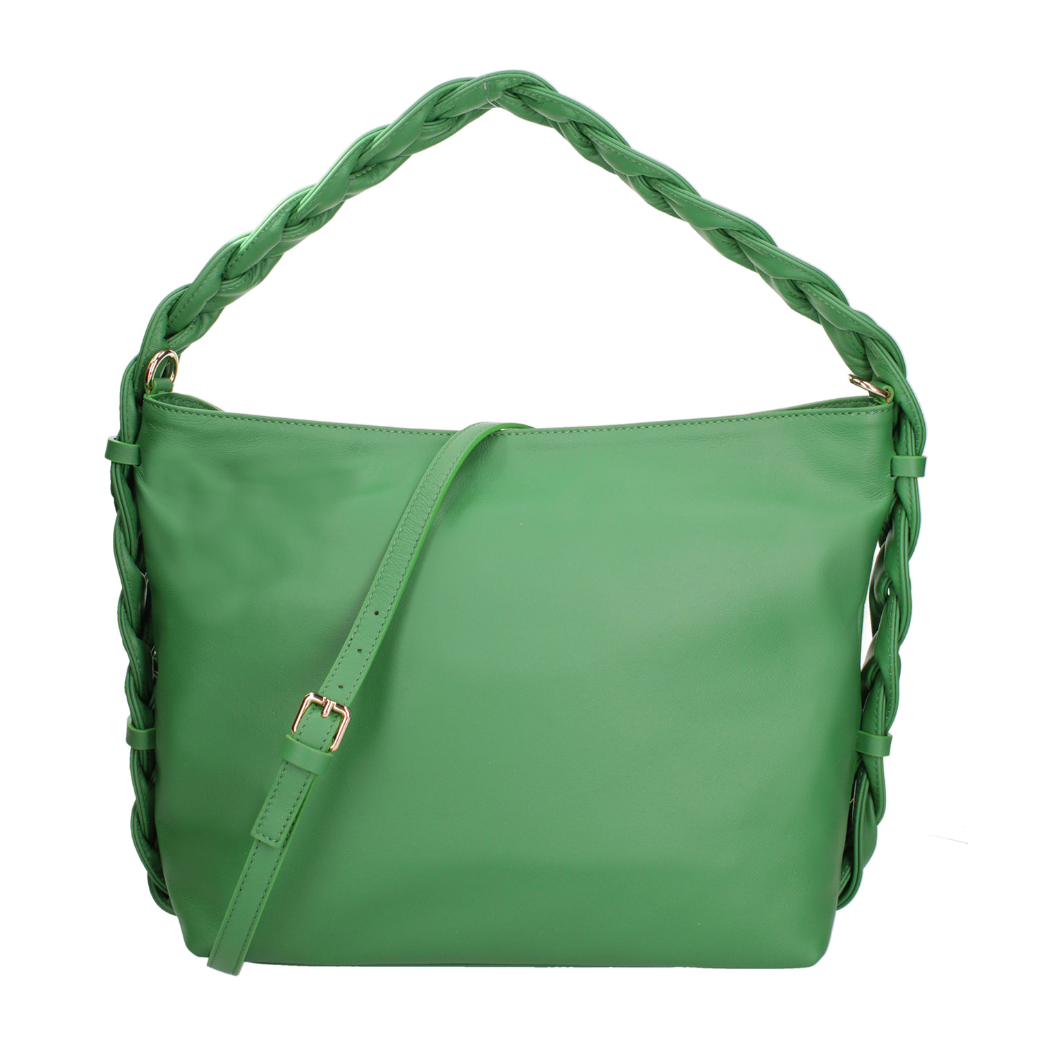 Borsa a spalla da donna In Vera pelle Made in Italy 31x26x12 cm